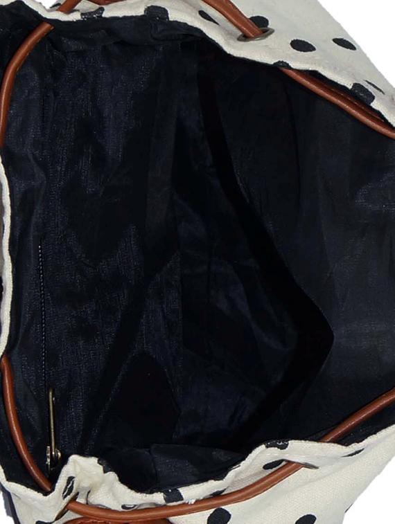 white canvas printed sling bag - 15920772 - Zoom Image - 3