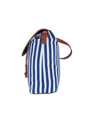 blue canvas printed sling bag - 15920776 - Standard Image - 4