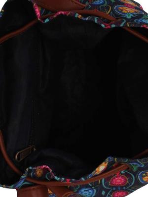 multi colored canvas printed sling bag - 15920782 - Standard Image - 3
