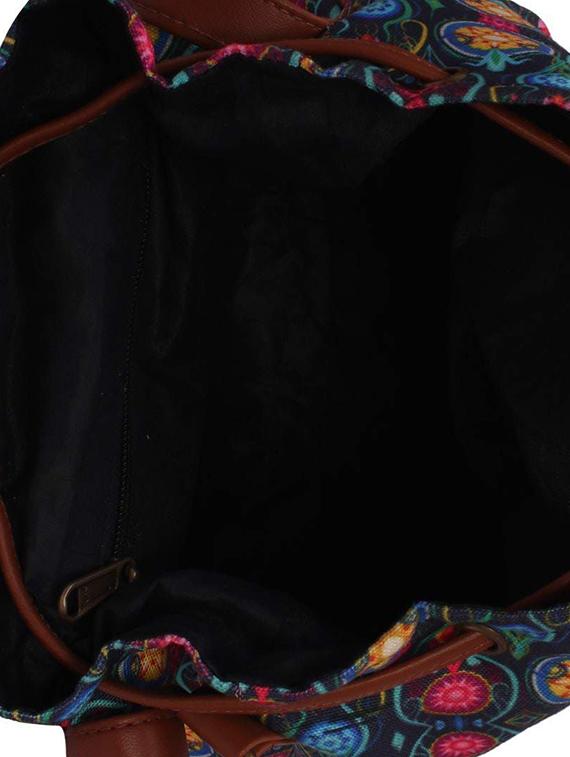 multi colored canvas printed sling bag - 15920782 - Zoom Image - 3