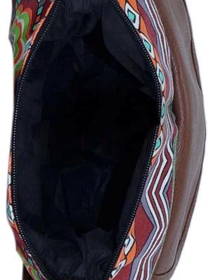 multi colored canvas printed sling bag - 15920783 - Standard Image - 3