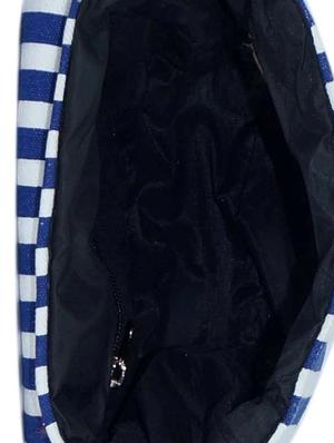 blue canvas printed sling bag - 15920789 - Standard Image - 3