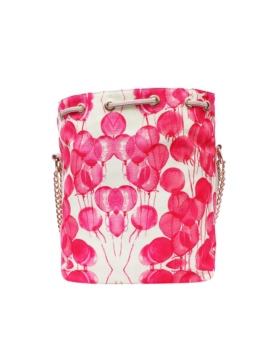 pink canvas regular sling bag - 15920793 - Zoom Image - 2