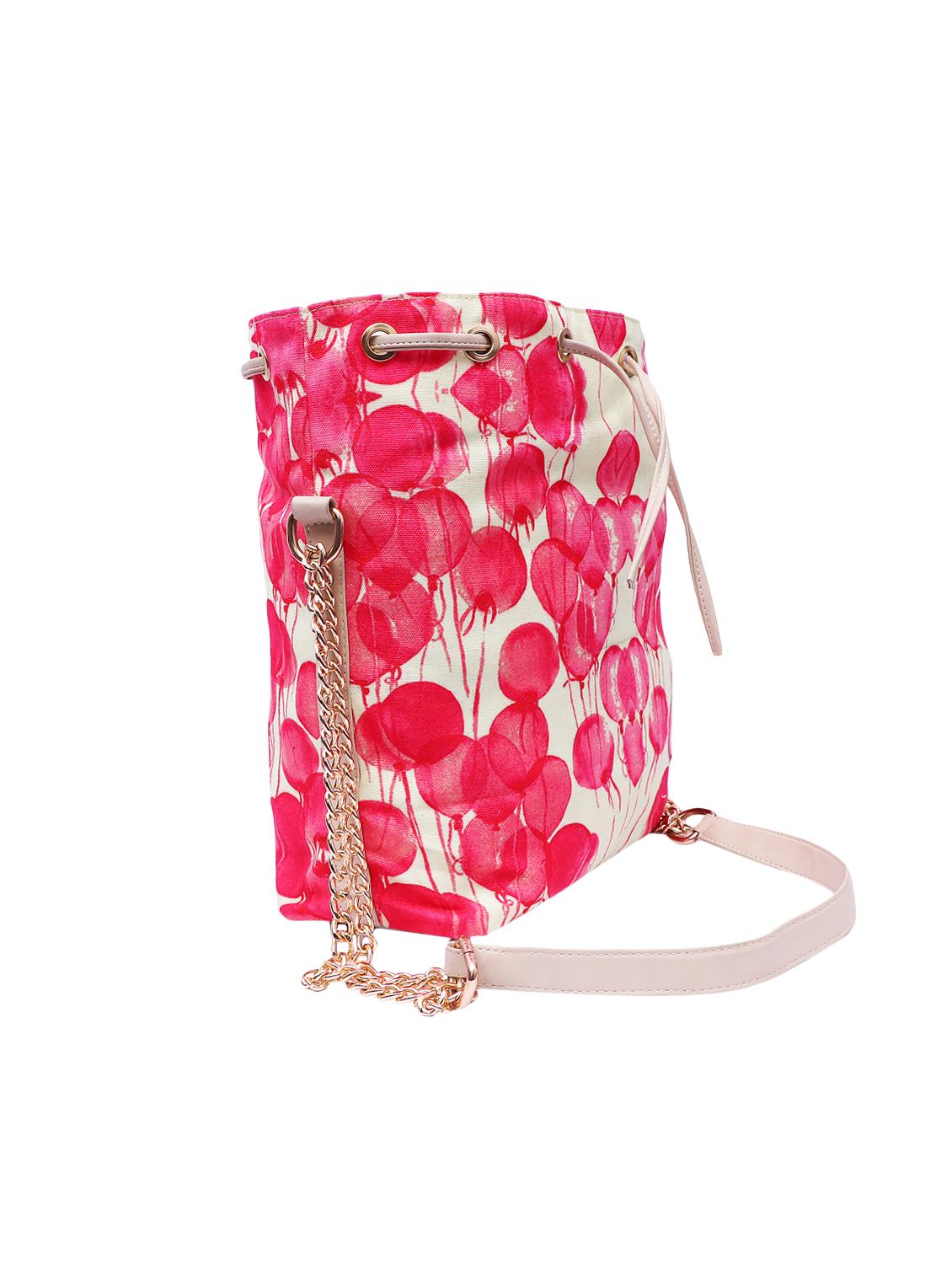pink canvas regular sling bag - 15920793 - Zoom Image - 4