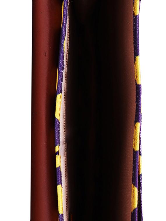 purple canvas printed sling bag - 15920796 - Zoom Image - 3