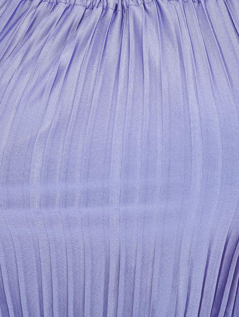 off shoulder pleated crop top - 15920907 - Zoom Image - 4