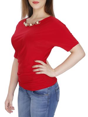embellished gather detail top - 15920910 - Standard Image - 2
