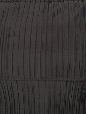 off shoulder pleated crop top - 15920911 - Standard Image - 4
