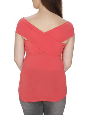 crossover off shoulder top - 15920919 - Standard Image - 3