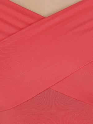 crossover off shoulder top - 15920919 - Standard Image - 4
