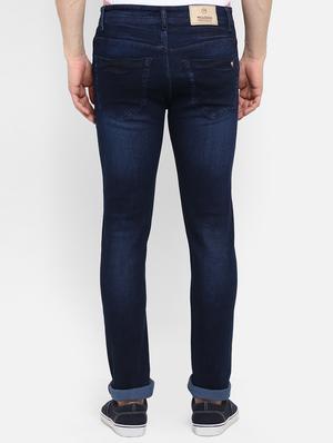 navy blue light washed denim jeans - 15920985 - Standard Image - 3