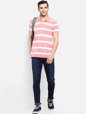 navy blue light washed denim jeans - 15920985 - Standard Image - 4