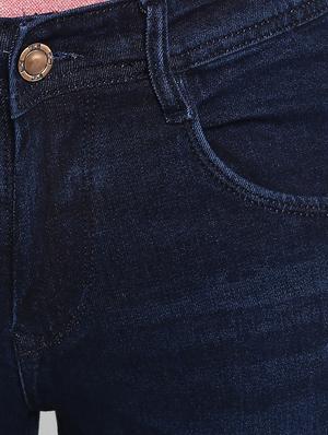 navy blue light washed denim jeans - 15920985 - Standard Image - 5