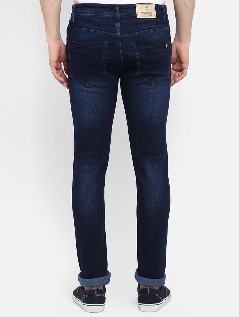 navy blue light washed denim jeans - 15920985 - Zoom Image - 3