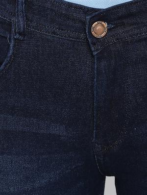 blue cotton ripped jeans - 15920988 - Standard Image - 5
