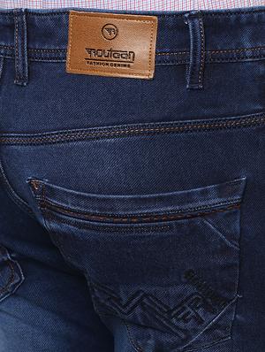 blue cotton washed jeans - 15920995 - Standard Image - 5