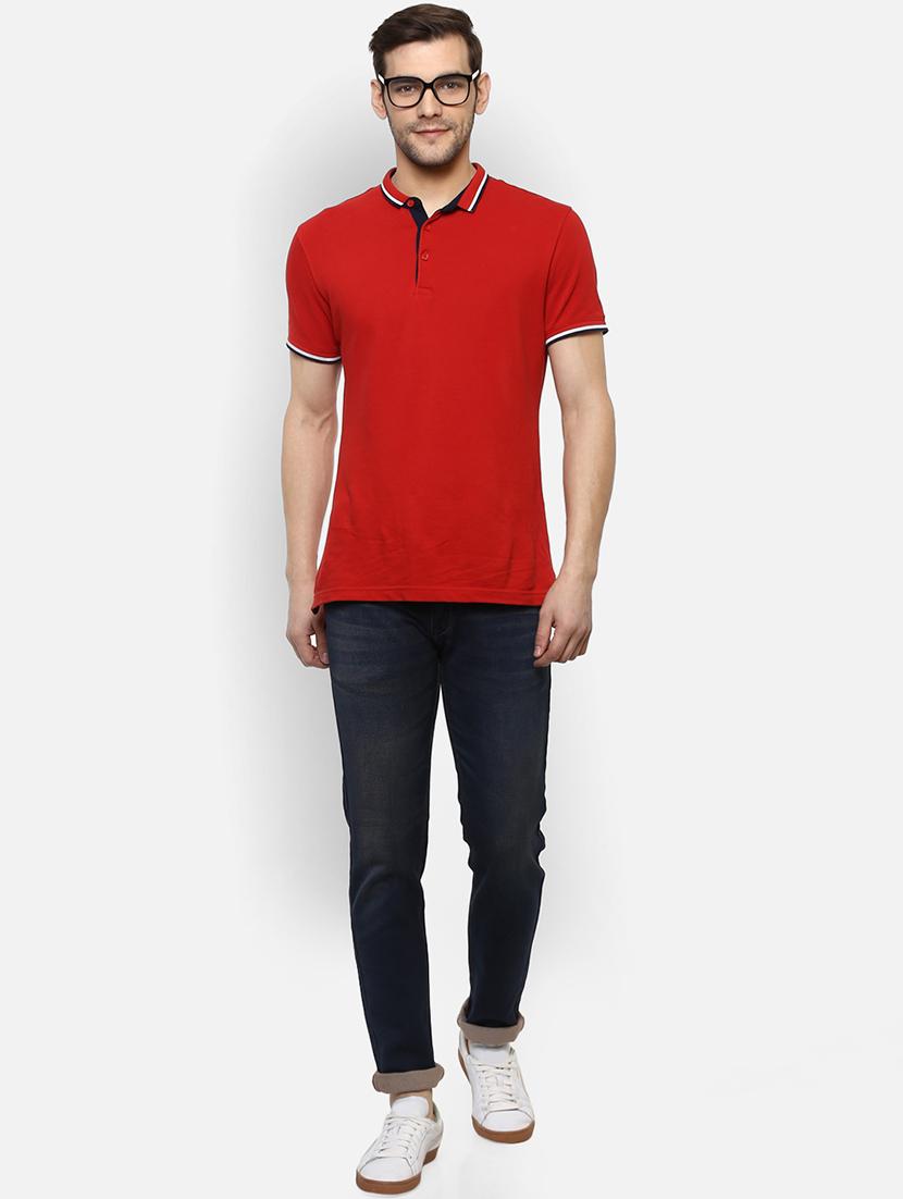 blue cotton washed jeans - 15920996 - Zoom Image - 4