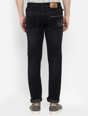 black cotton washed jeans - 15920999 - Standard Image - 3
