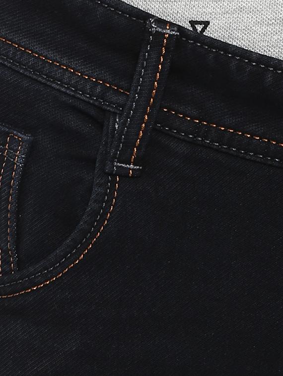 black cotton washed jeans - 15920999 - Zoom Image - 5