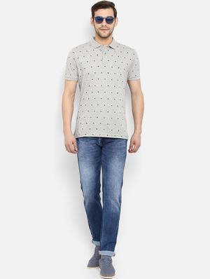 blue cotton washed jeans - 15921001 - Standard Image - 4