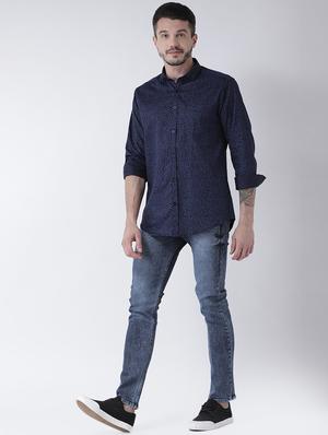 blue cotton washed jeans - 15921011 - Standard Image - 4