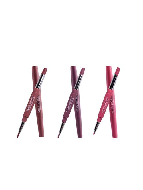 miss rose combo of lipliner plus lipstick shade 1,2,3 - 15921141 - Standard Image - 1