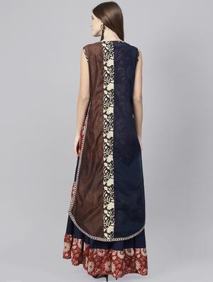 layered long dress - 15921164 - Standard Image - 3