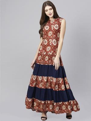 layered long dress - 15921164 - Standard Image - 4