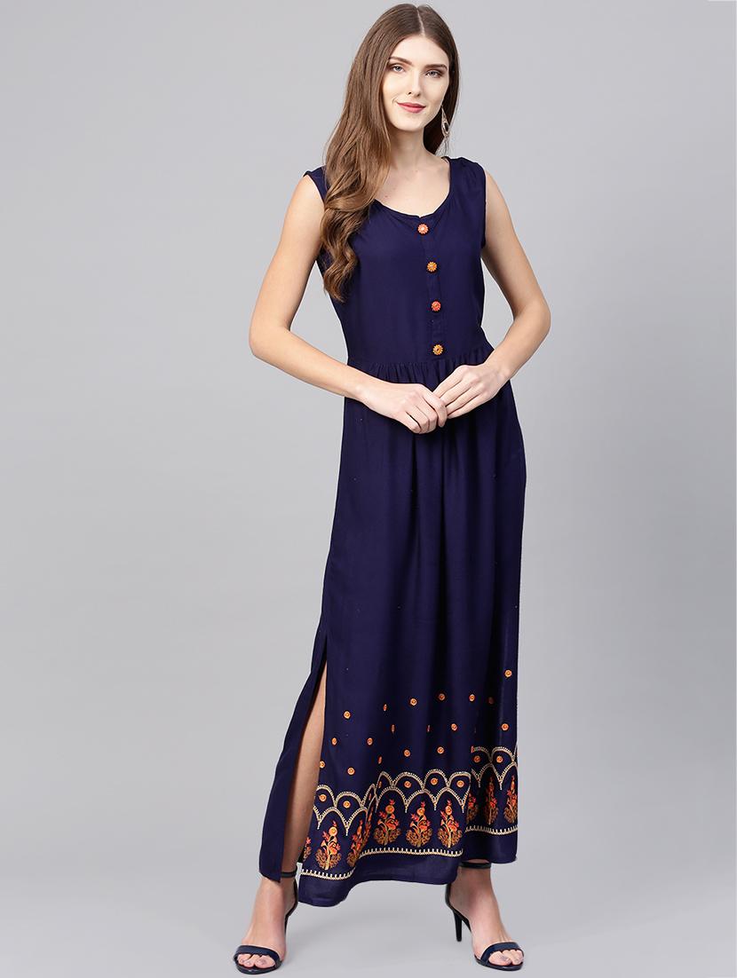 embroidered dress with jacket - 15921165 - Zoom Image - 4