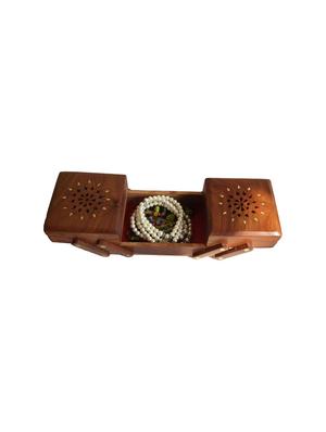 desi karigar hand carved multipurpose wooden box - 15921320 - Standard Image - 3