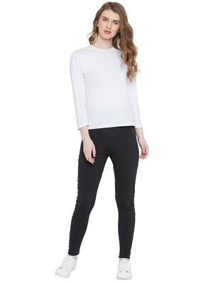 black side taped track pants - 15921406 - Standard Image - 4