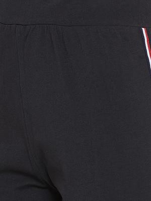black side taped track pants - 15921406 - Standard Image - 5