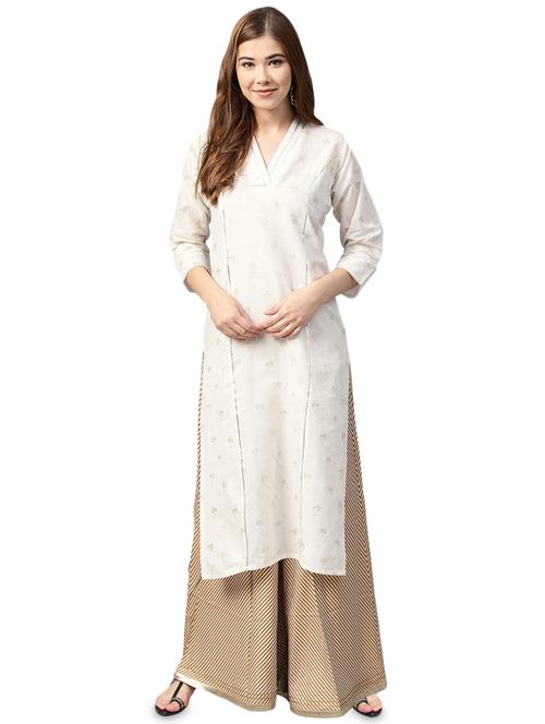 princess cut straight kurta - 15921691 - Standard Image - 1