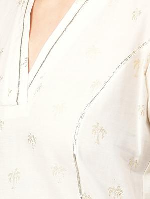 princess cut straight kurta - 15921691 - Standard Image - 4