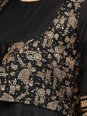 block print anarkali kurta - 15921700 - Standard Image - 4