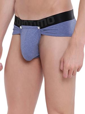 blue melange cotton spandex hipster - 15921736 - Standard Image - 2