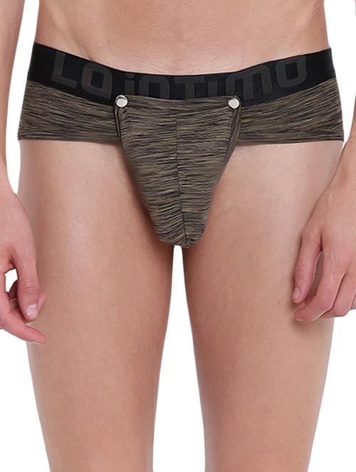 olive polyester spandex hipster - 15921740 - Standard Image - 1
