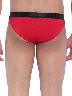 red cotton modal spandex hipster - 15921763 - Standard Image - 3