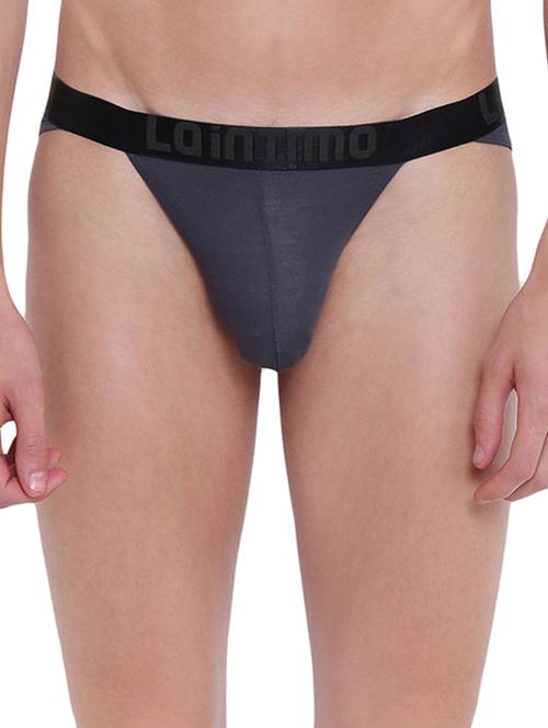 steel grey cotton modal spandex hipster - 15921764 - Standard Image - 1