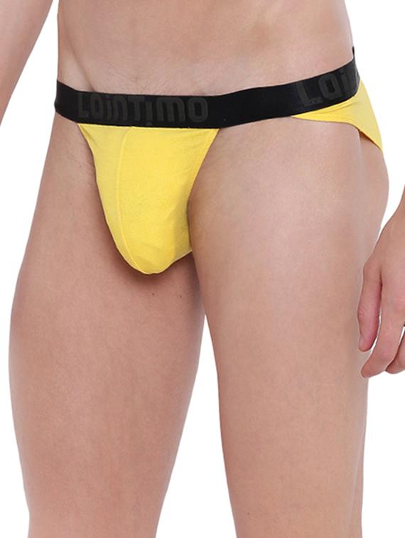 yellow cotton modal spandex hipster - 15921766 - Zoom Image - 2
