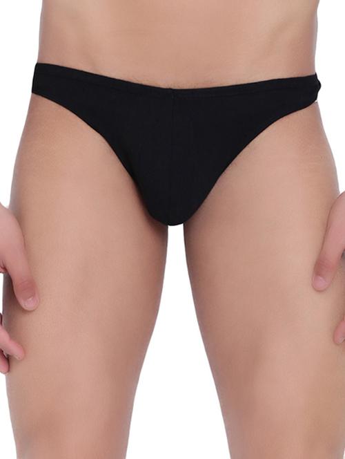 black cotton modal spandex hipster - 15921772 - Standard Image - 1