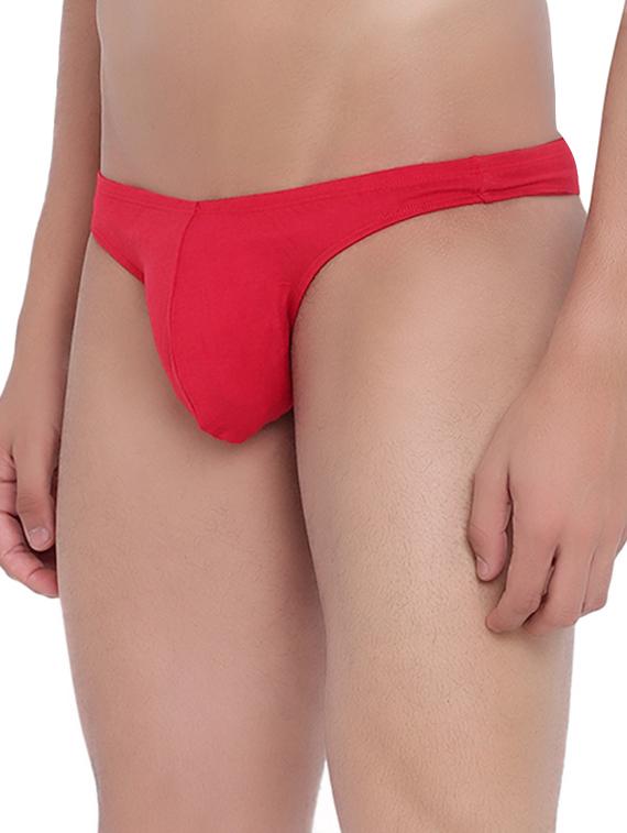 red cotton modal spandex hipster - 15921775 - Zoom Image - 2