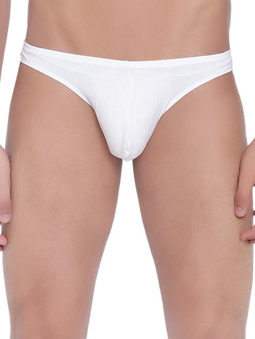 white cotton modal spandex hipster - 15921777 - Standard Image - 1