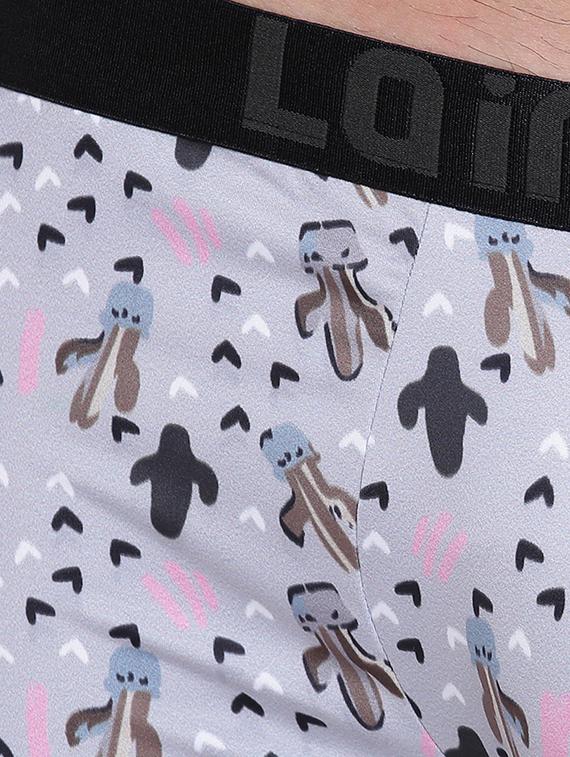grey polyester spandex trunks - 15921787 - Zoom Image - 4