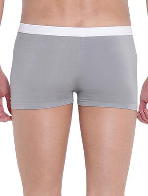 grey cotton modal spandex trunk - 15921790 - Standard Image - 3