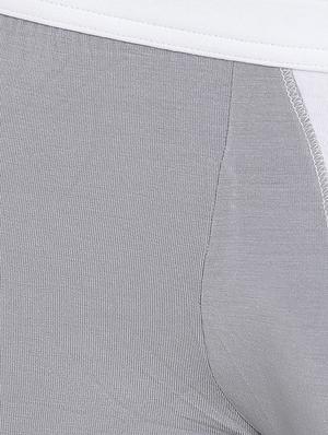 grey cotton modal spandex trunk - 15921790 - Standard Image - 4