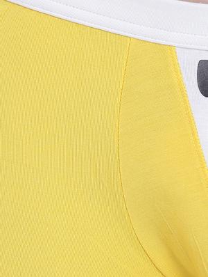 yellow cotton modal spandex trunks - 15921794 - Standard Image - 4