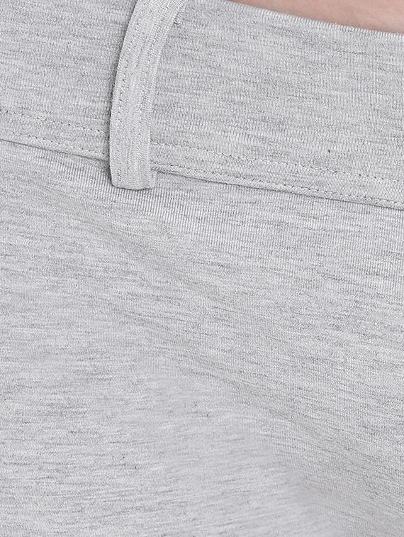 grey melange cotton spandex trunks - 15921795 - Zoom Image - 4