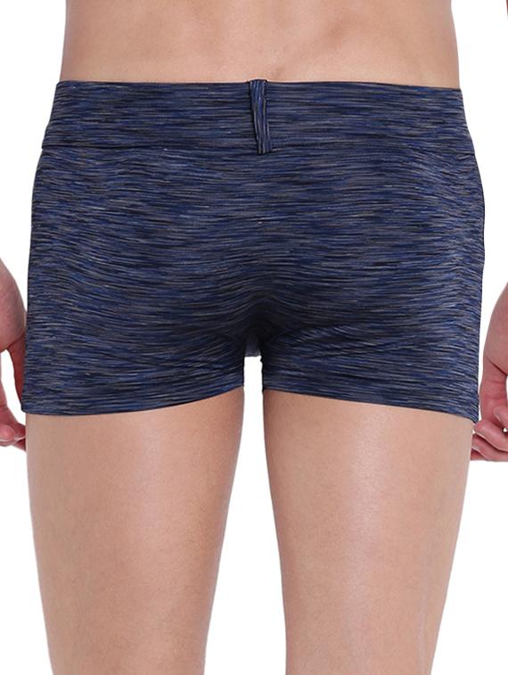navy blue melange trunks brief - 15921797 - Zoom Image - 3