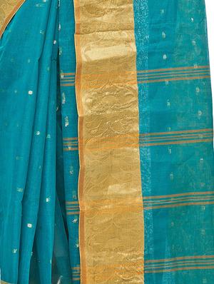 ethnic motif tant saree - 15921919 - Standard Image - 3